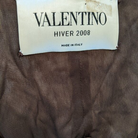 Valentino Hiver 2008 women's leopard print long sleeve dress in size small - Picture 4 of 9